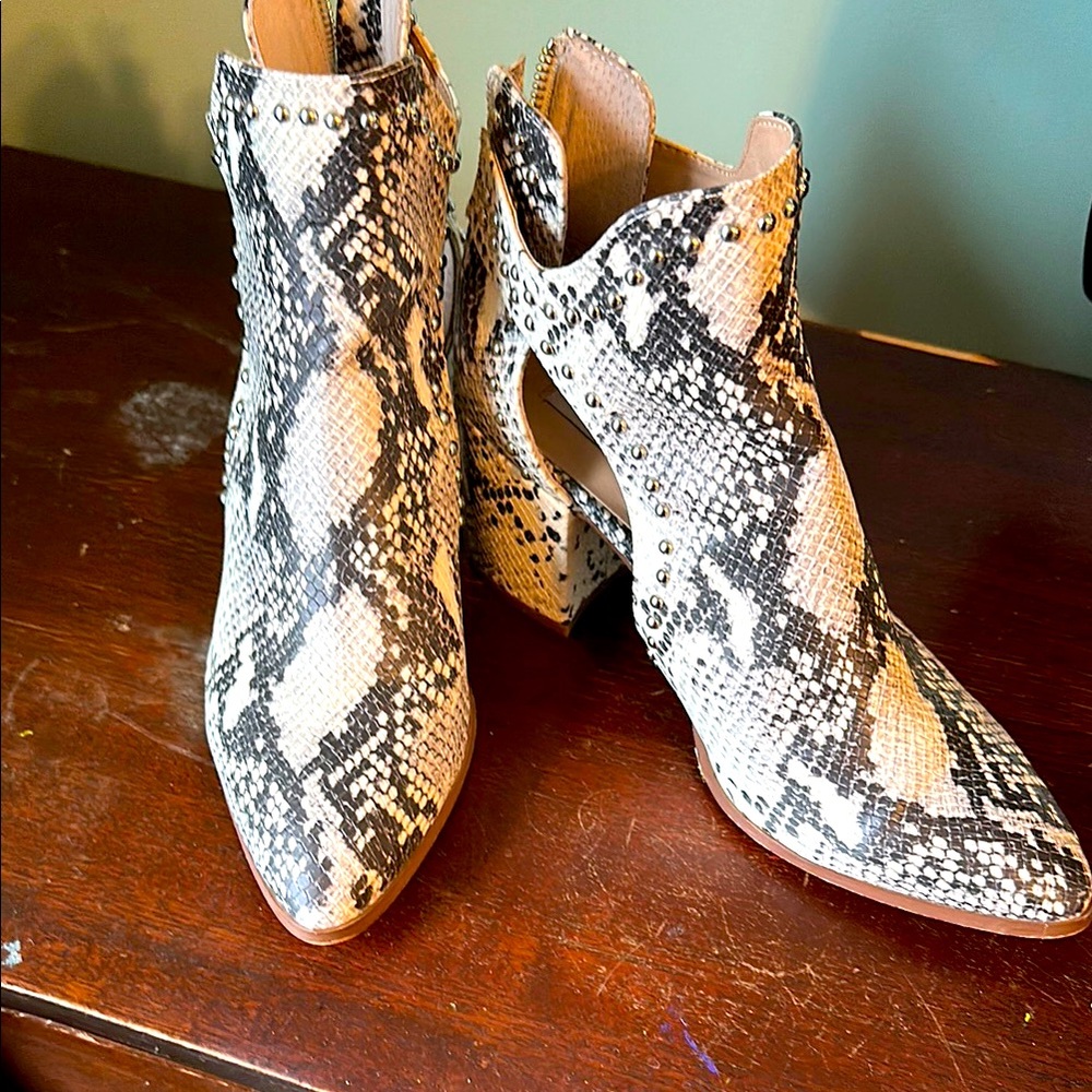 Women's Steve Madden Snakeskin Ankle Boots